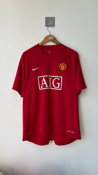 Manchester United 2007-09 Home Shirt J. S. Park #13 (XL)