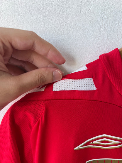 (L) England 2006-08 Away Long Sleeve Shirt Beckham #7