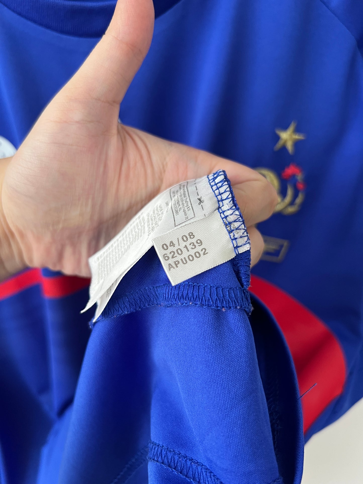 (L) France 2007-08 Home Shirt Henry #12