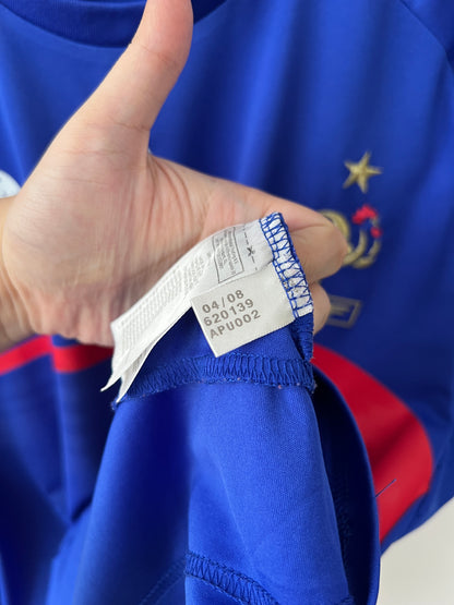 (L) France 2007-08 Home Shirt Henry #12