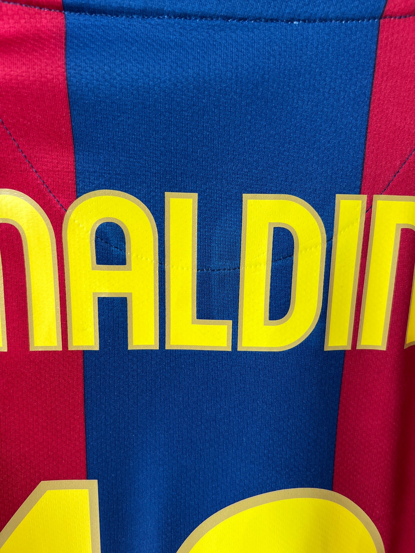 (L) Barcelona 2007-08 Home Shirt Ronaldinho #10