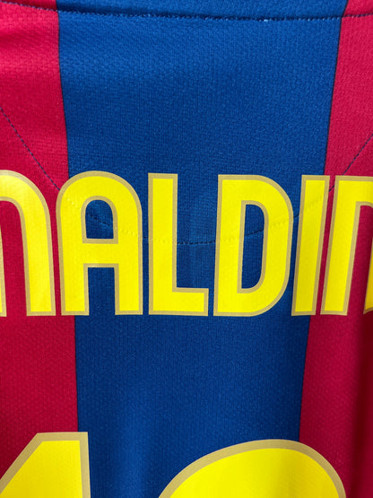 (L) Barcelona 2007-08 Home Shirt Ronaldinho #10