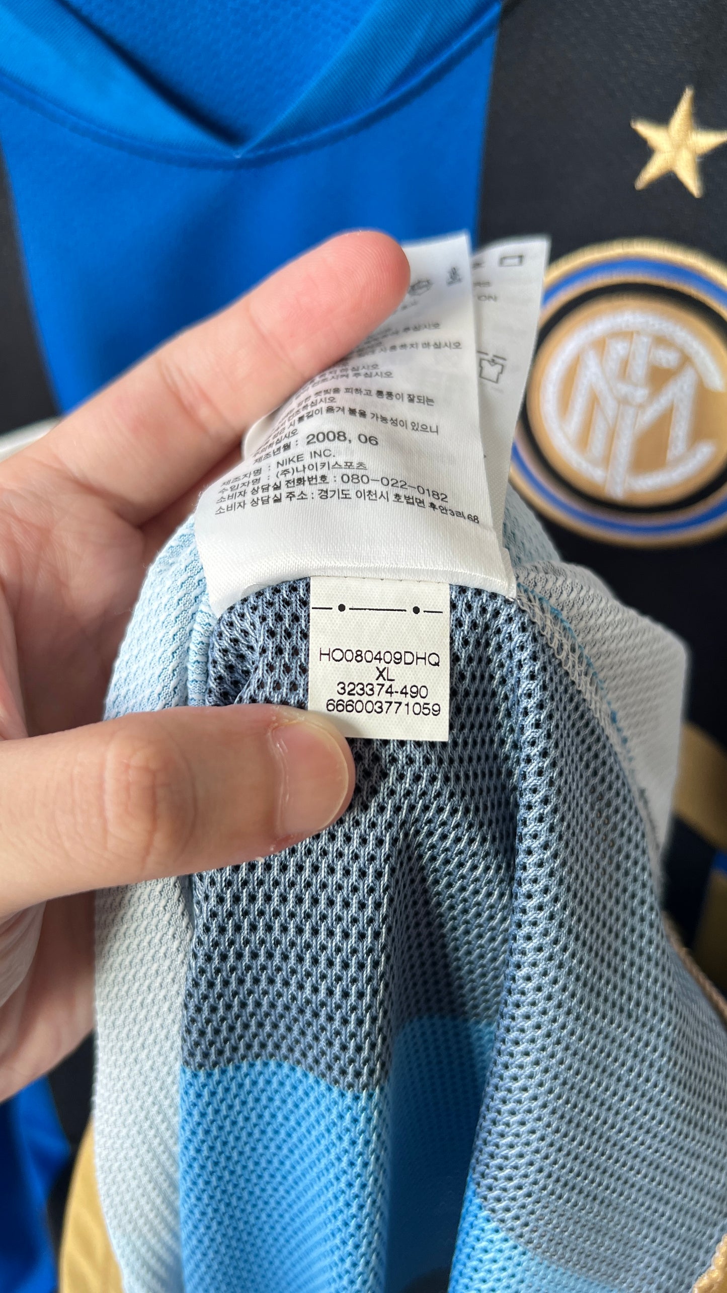 Inter Milan 2008-09 Home LS Shirt Ibrahimovic #8 (XL)