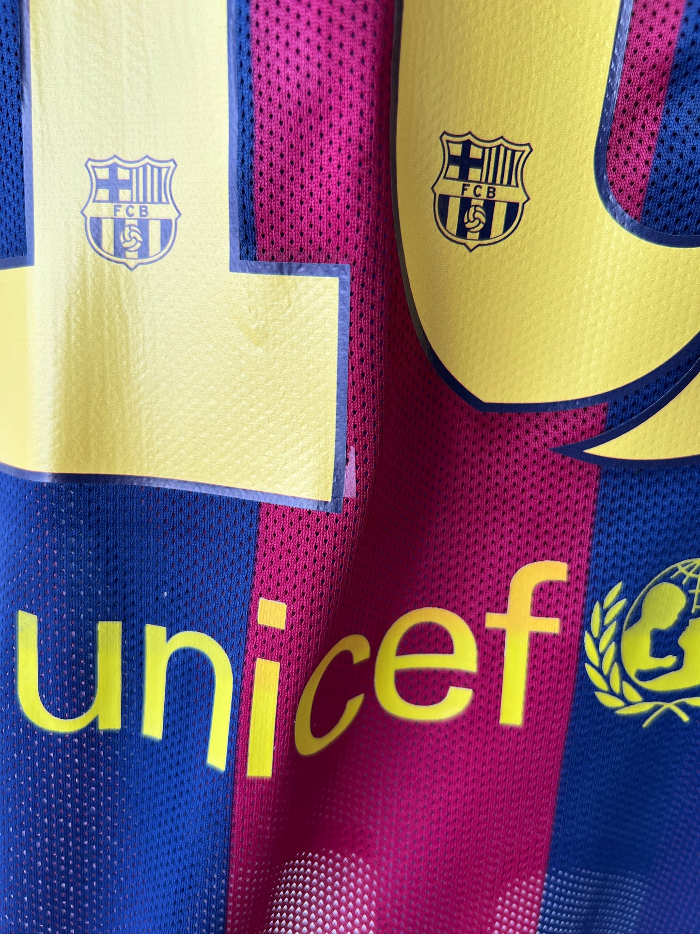 (L) Barcelona 2014-15 Home Player Version Shirt Messi #10
