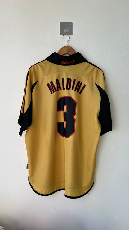 AC Milan 1999-00 Fourth Shirt Maldini #3 (L)