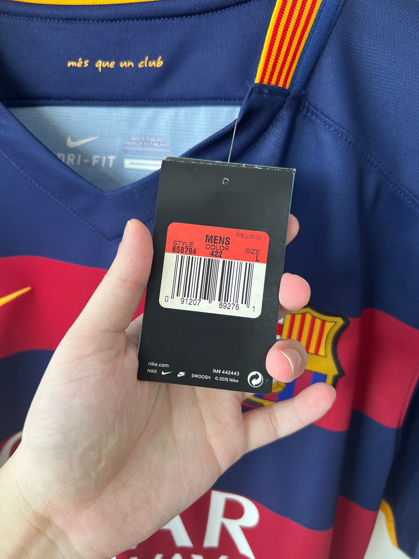 (L) Barcelona 2015-16 Home Shirt Messi #10 (NEW)