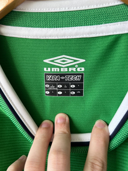 (L) Ireland 2002-03 Home Shirt Keane #6