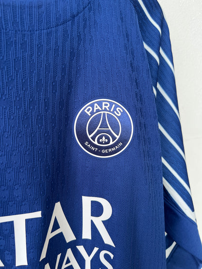 (L) PSG 2024-25 Fourth Long Sleeve Player Version Shirt N. Mendes #25 (NEW)