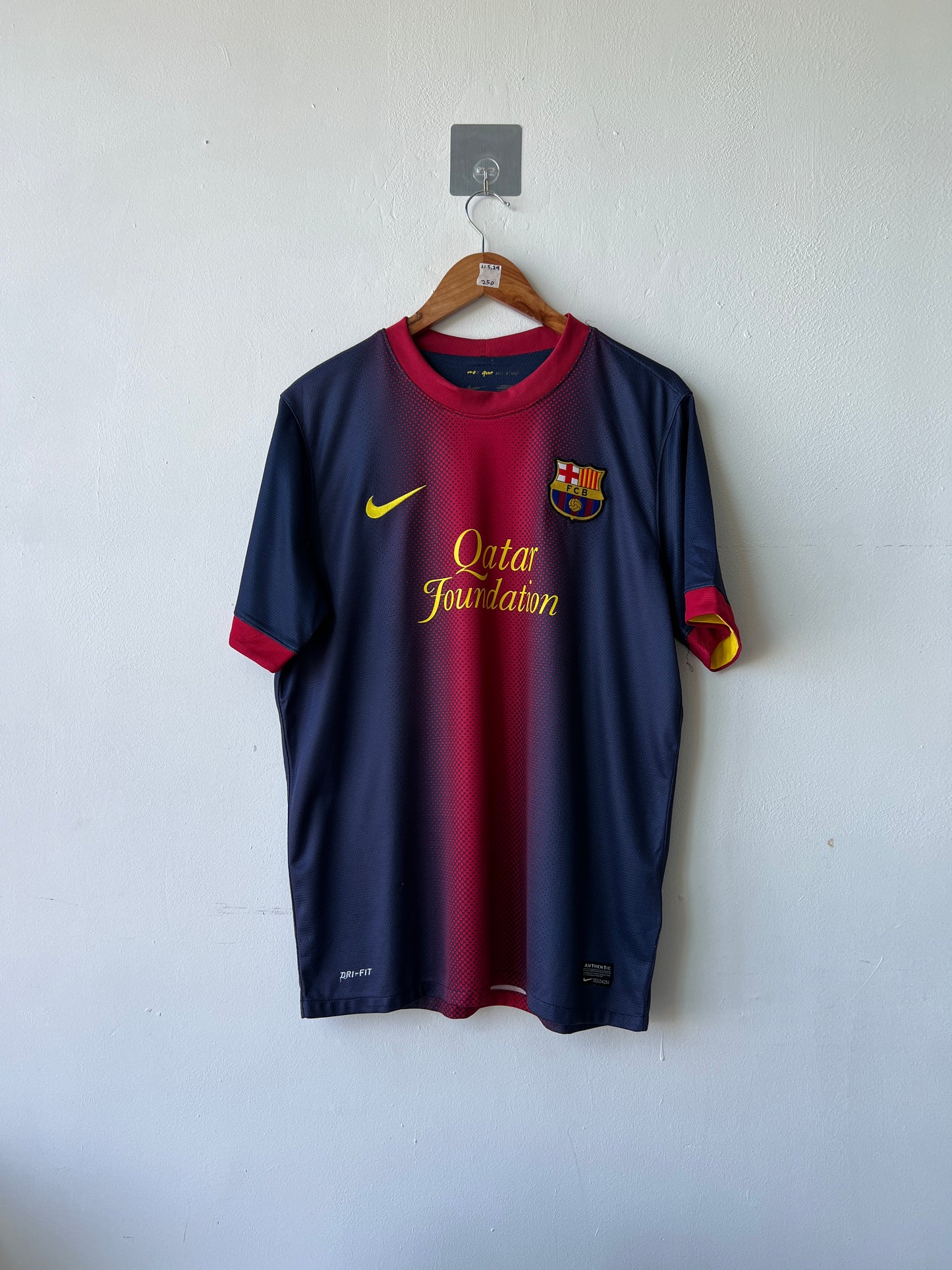 (L) Barcelona 2012-13 Home Shirt A. Iniesta #8