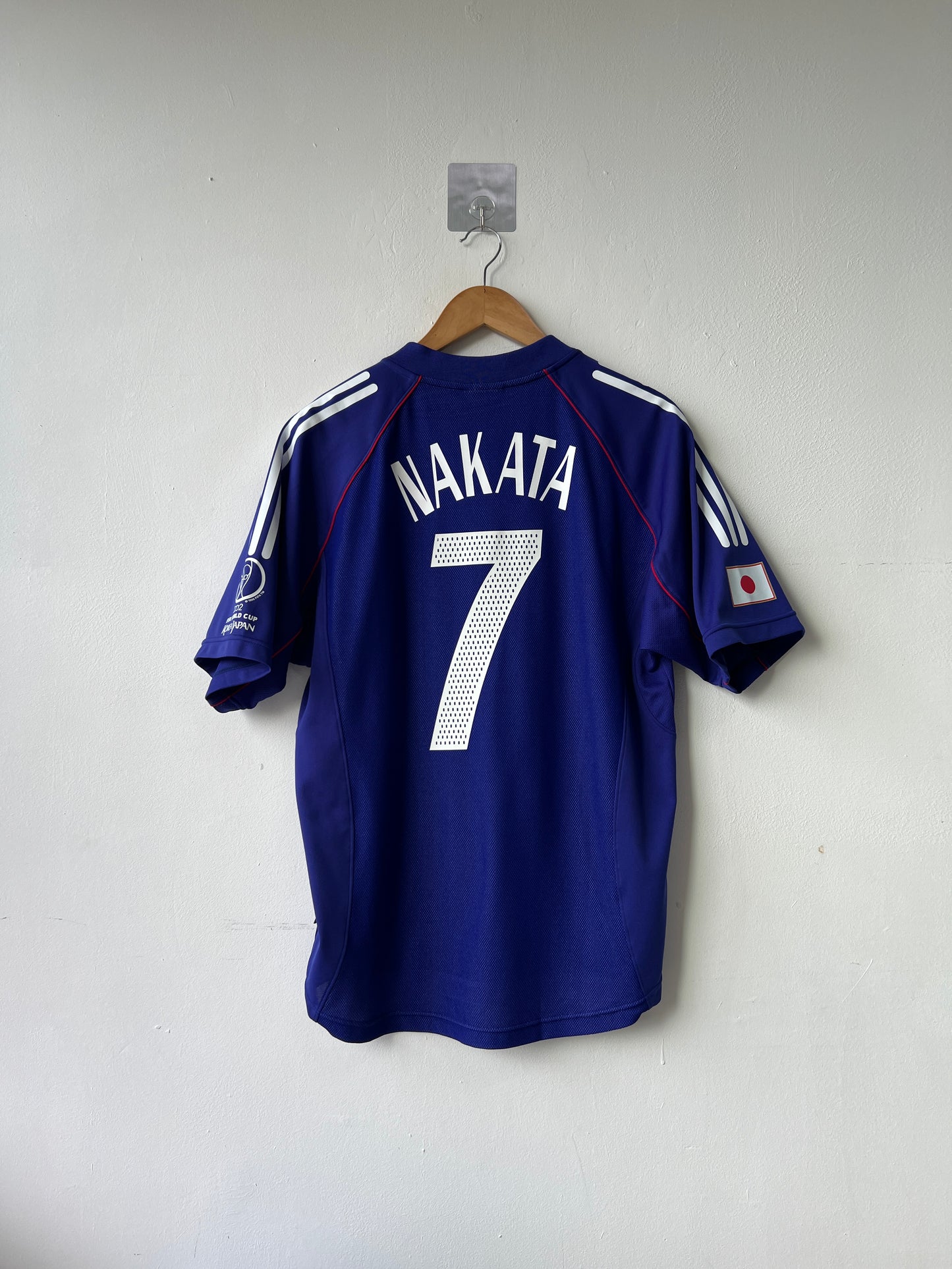 (L) Japan 2002-04 Home Shirt Nakata #7 (MDT Japan vs Tunisia)
