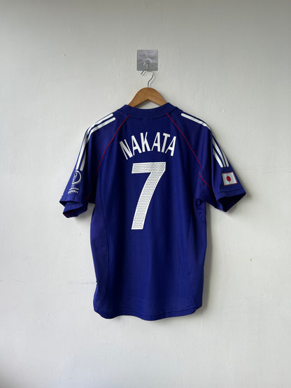 (L) Japan 2002-04 Home Shirt Nakata #7 (MDT Japan vs Tunisia)