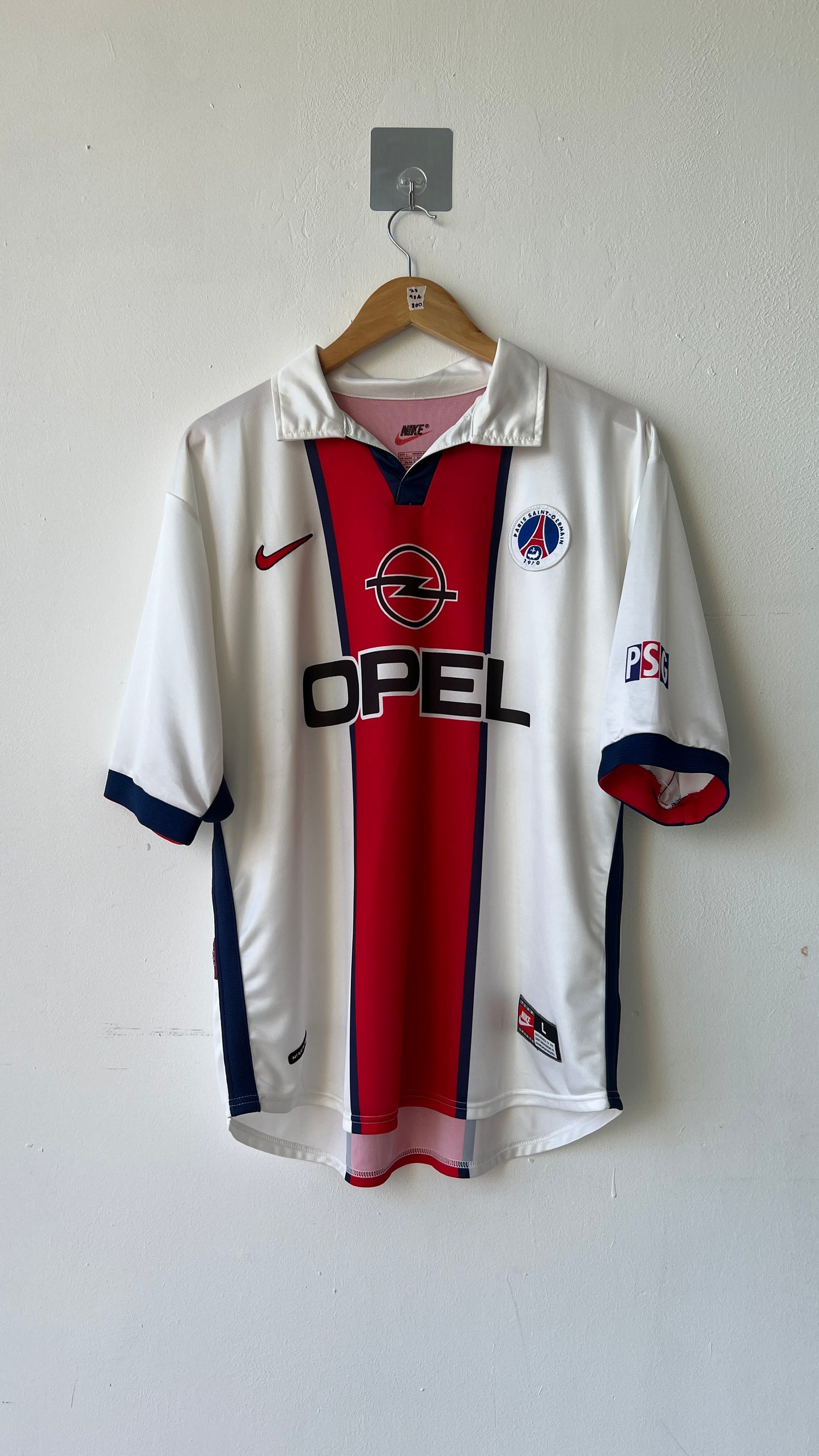 PSG 1998-99 Away Shirt Okocha #10 (L)