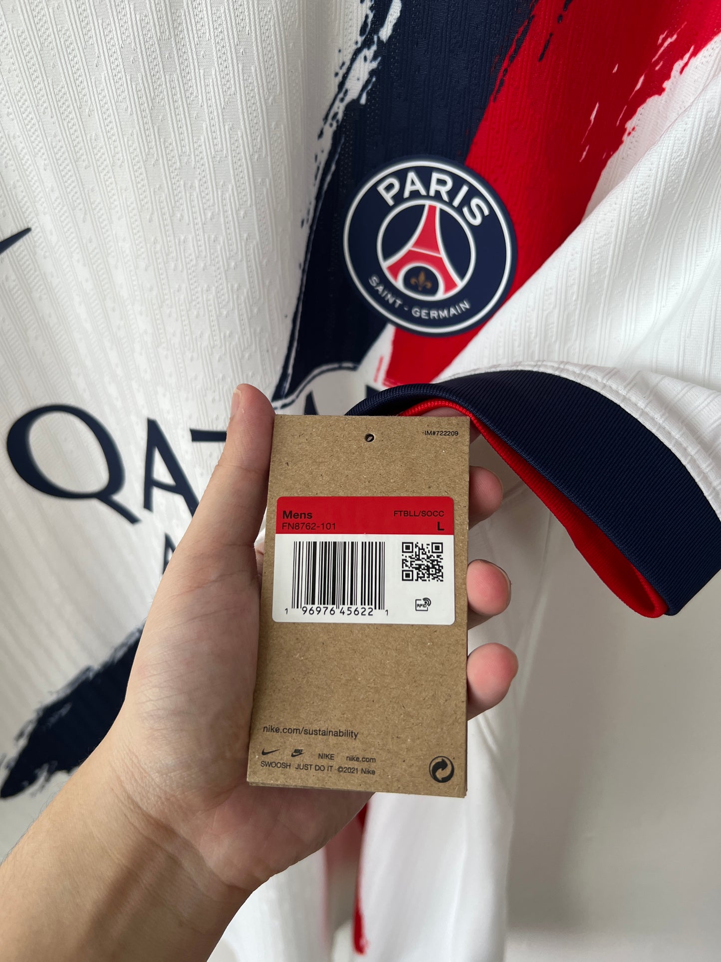 (L) PSG 2024-25 Away Player Version Shirt (NEW)
