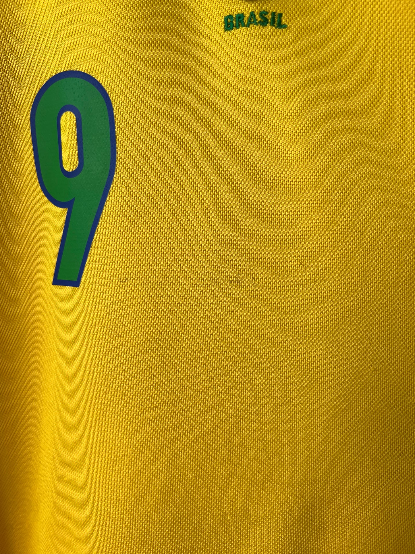 (L) Brazil 1998-00 Home Shirt Ronaldo #9