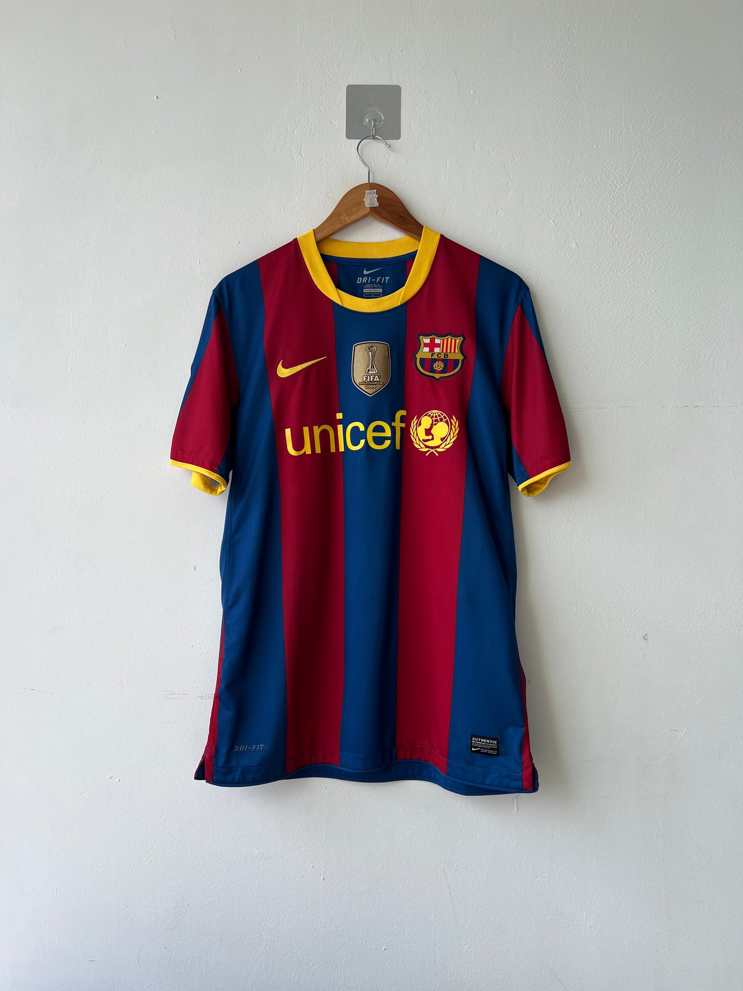 (M) Barcelona 2010-11 Home Shirt David Villa #7