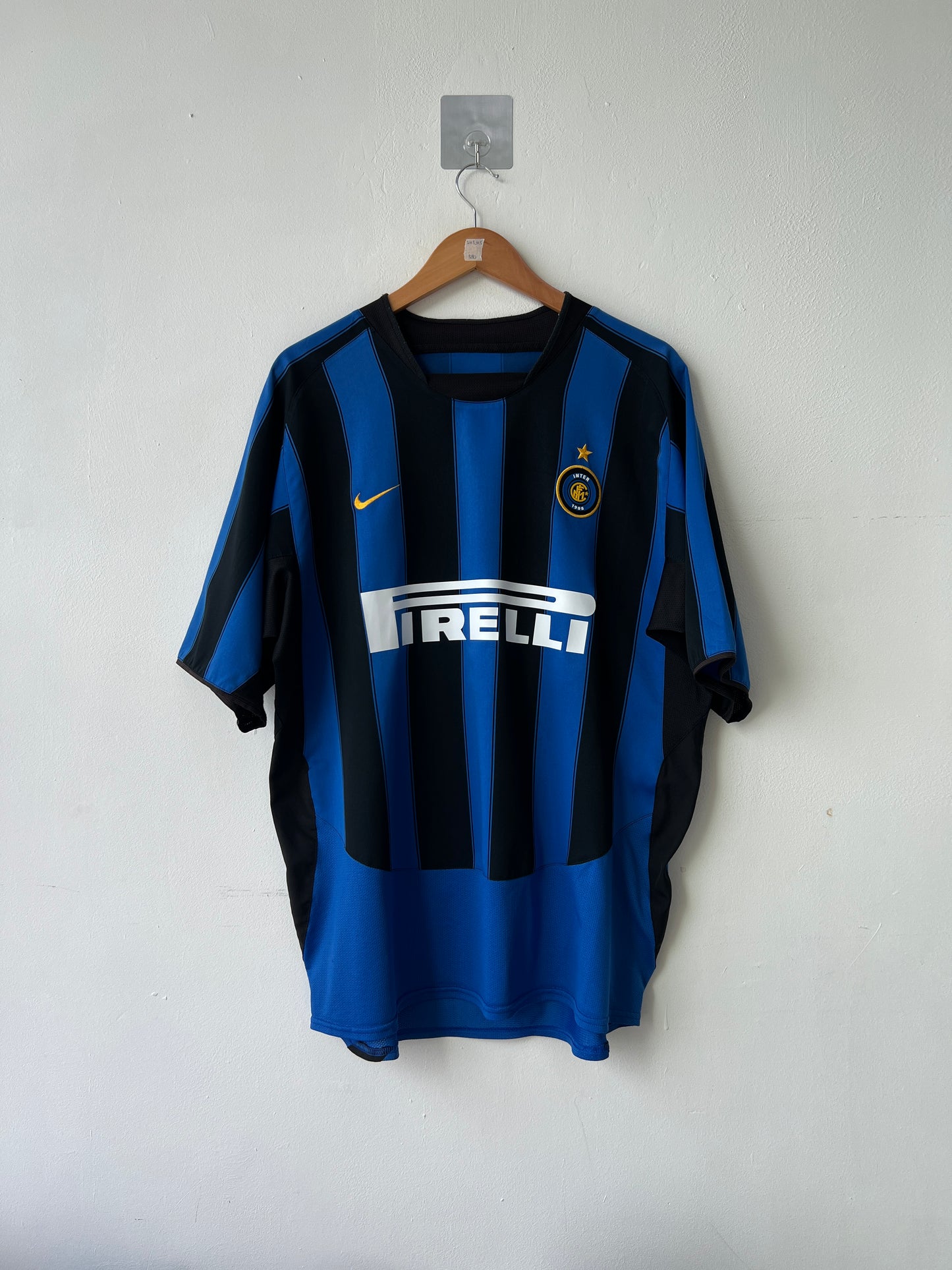 (XL) Inter Milan 2003-04 Home Shirt Adriano #10