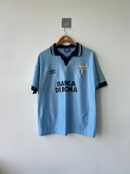 (M) Lazio 1995-96 Home Shirt Nesta #13