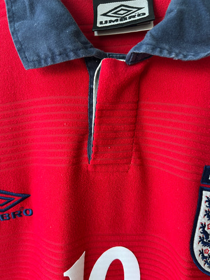 (XL) England 1999-01 Away Shirt Owen #10