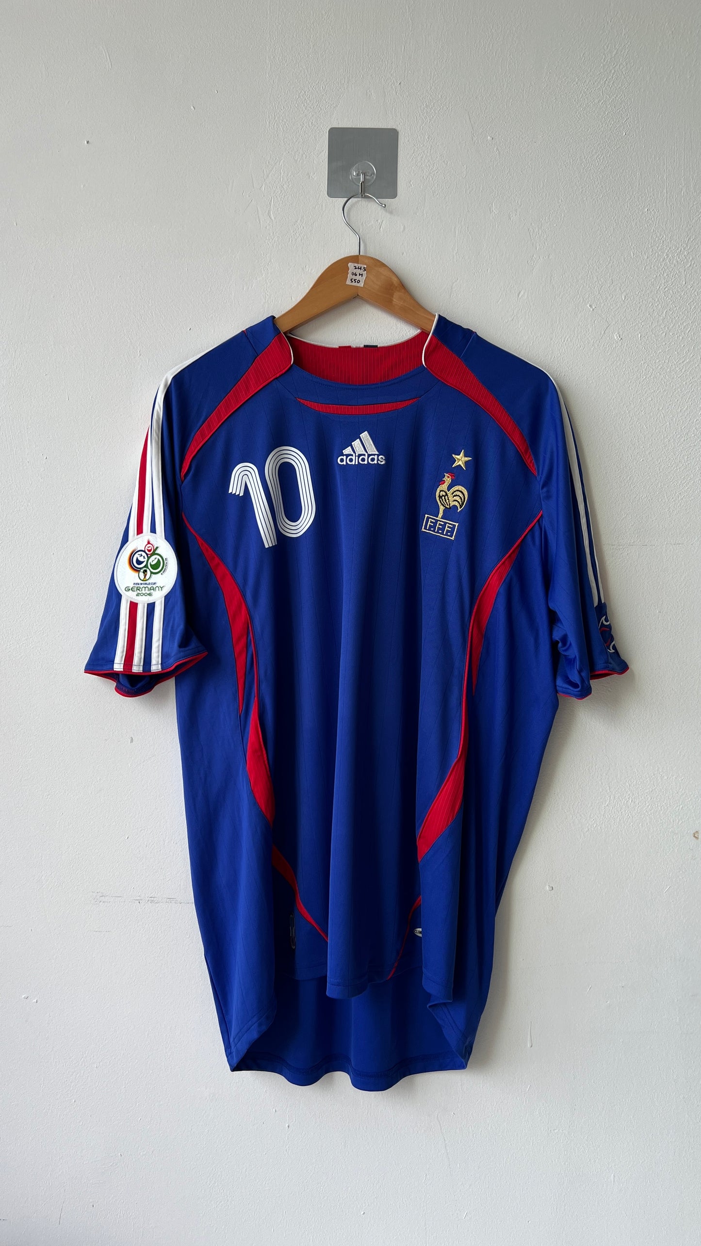France 2006-07 Home Shirt Zidane #10 (XL)