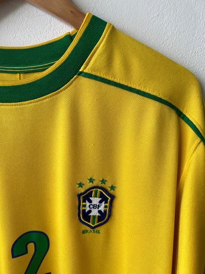 (L) Brazil 1998-00 Home Shirt Ronaldo #9