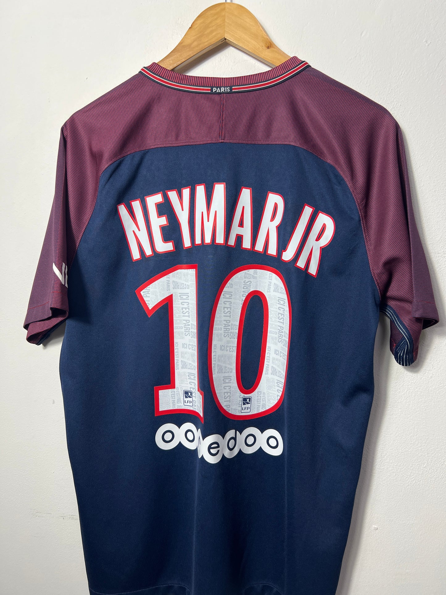 (L) PSG 2017-18 Home Shirt Neymar Jr. #10