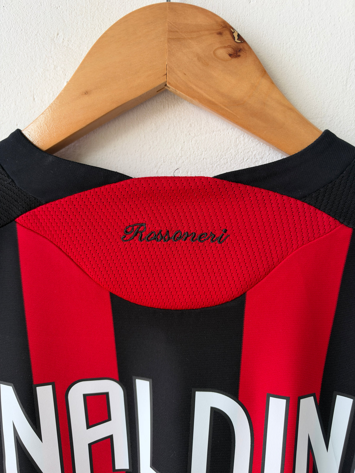 (M) AC Milan 2008-09 Home Player Version Shirt Ronaldinho #80