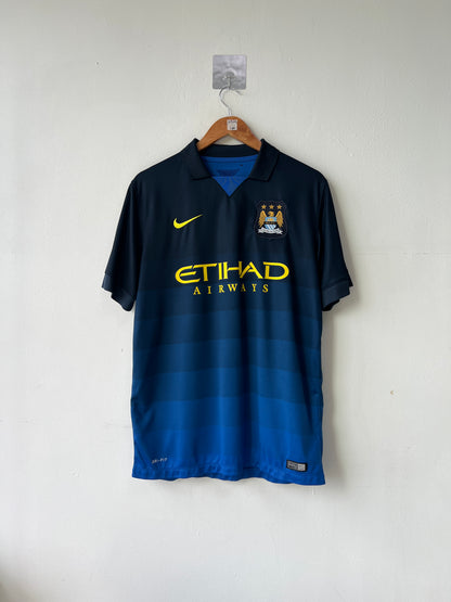 (L) Manchester City 2014-15 Away Shirt Kun Aguero #16