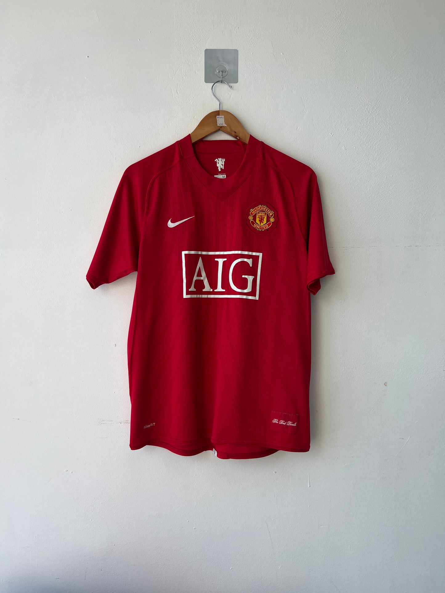 (M) Manchester United 2007-09 Home Shirt Ronaldo #7
