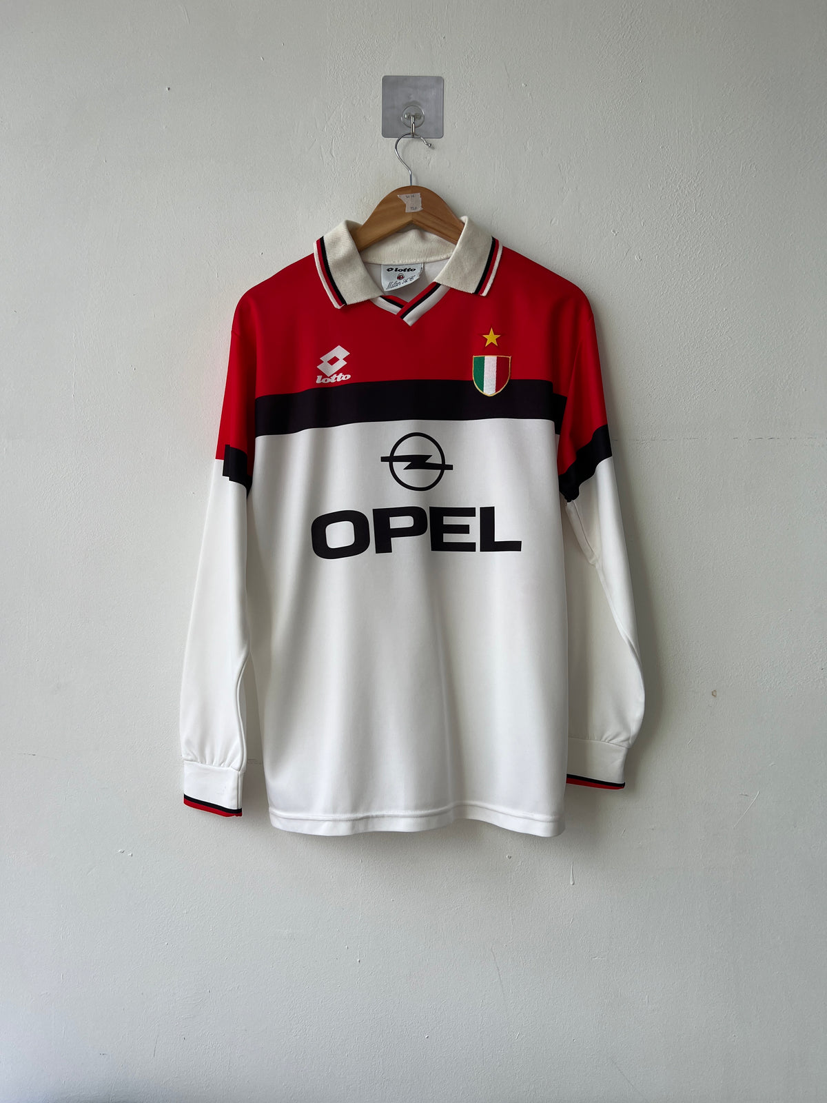 (M) AC Milan 1994-95 Away Long Sleeve Shirt Maldini #3