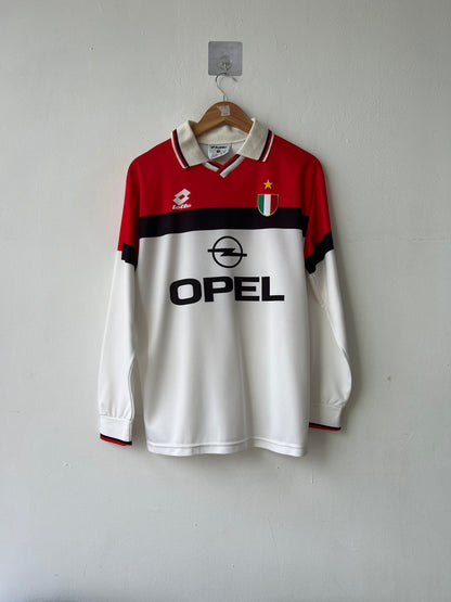 (M) AC Milan 1994-95 Away Long Sleeve Shirt Maldini #3