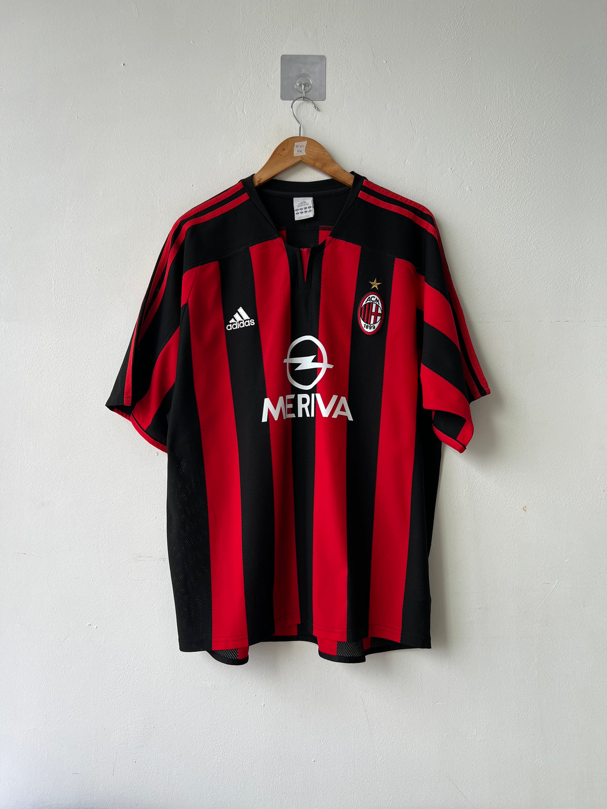 (XL) AC Milan 2003-04 Home Shirt Maldini #3