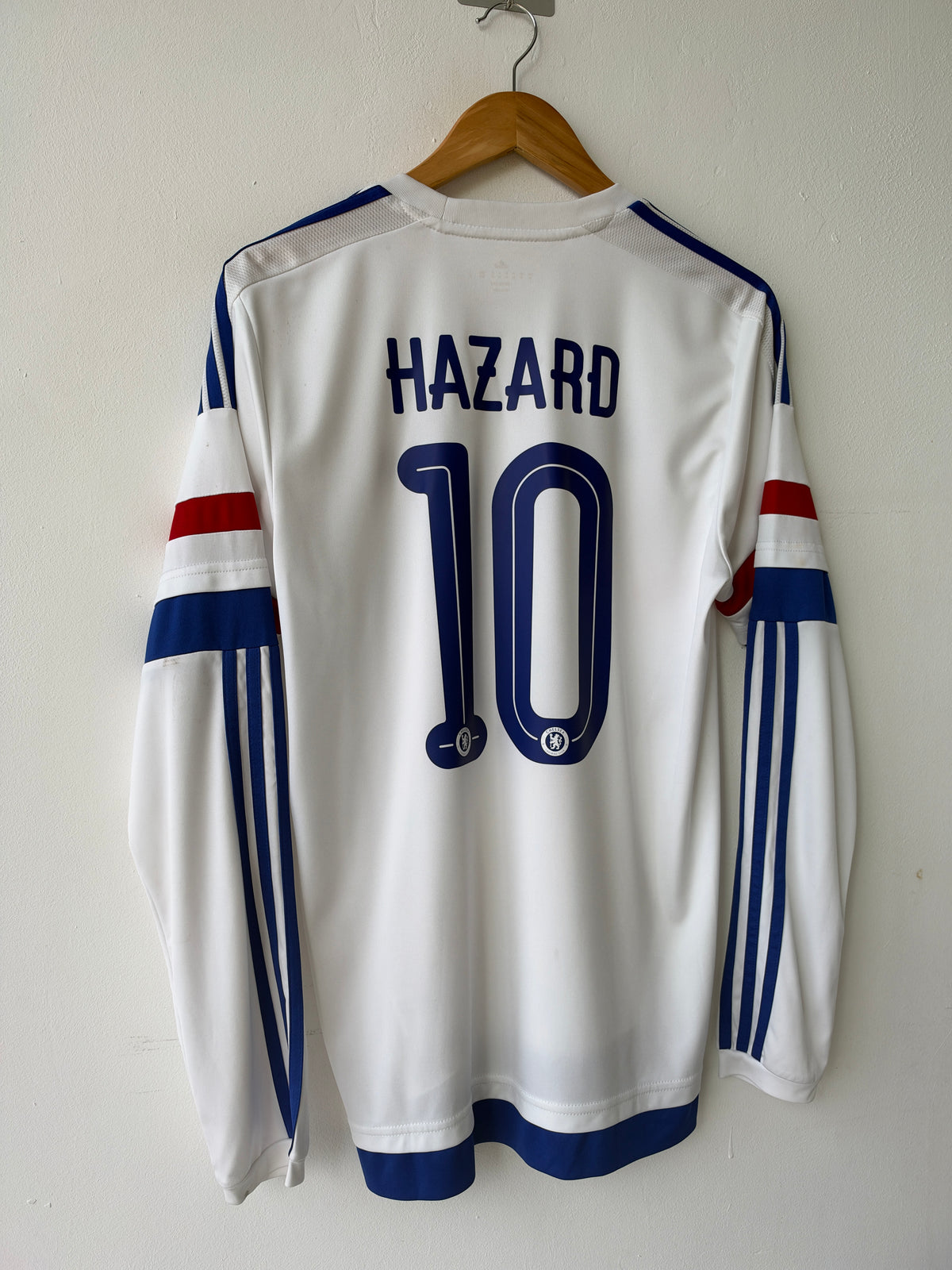 (M) Chelsea 2015-16 Away Long Sleeve Shirt Hazard #10