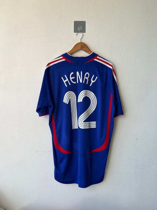 France 2006-07 Home Shirt Henry #12 (XL)