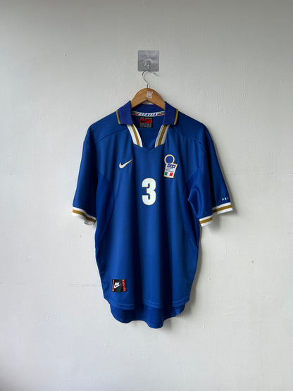 (L) Italy 1996-97 Home Shirt Maldini #3