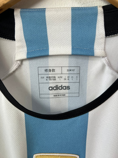 (L) Argentina 2022-23 Home Shirt Messi #10
