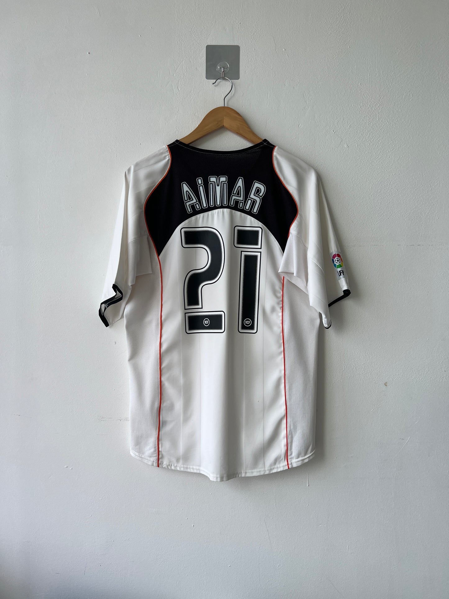 (M) Valencia 2004-05 Home Shirt Aimar #21