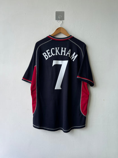 (XL) Manchester United 2000-01 Third Shirt Beckham #7