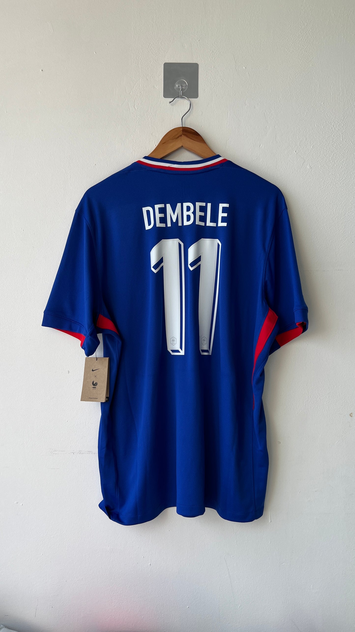 France 2024-25 Home Shirt Dembele #11 (Brand New) (XL)
