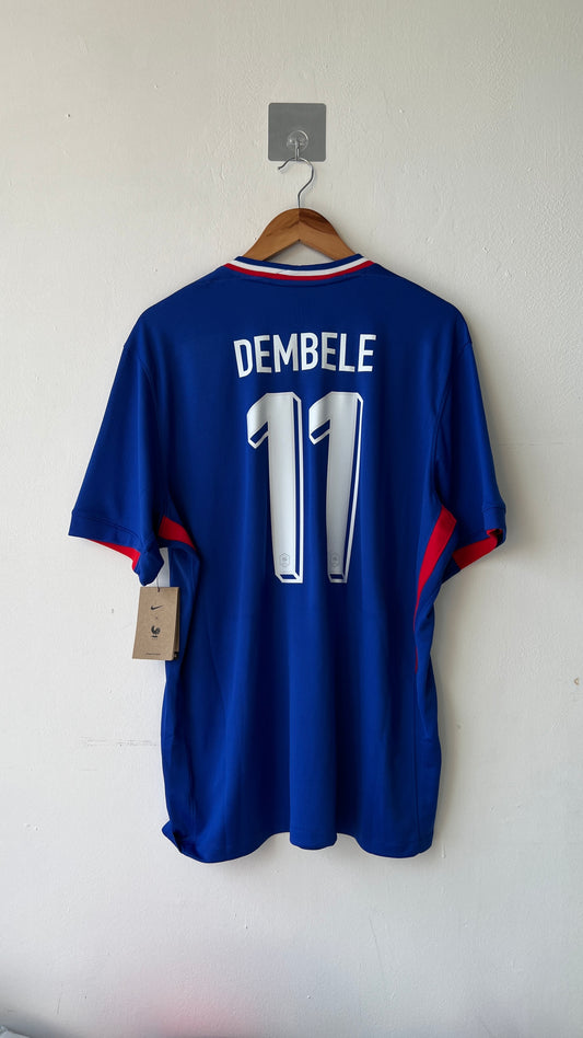 France 2024-25 Home Shirt Dembele #11 (Brand New) (XL)