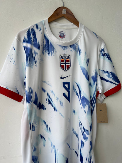 (L) Norway 2024-25 Away Shirt Haaland #9 (NEW)