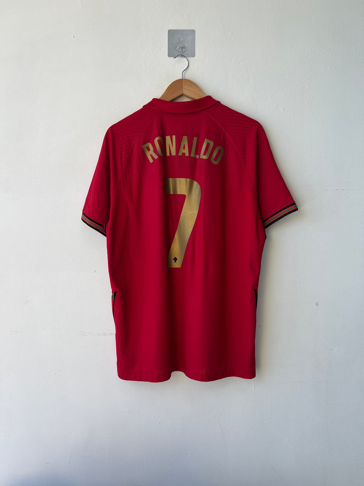 (XL) Portugal 2020-21 Home Player Version Shirt Ronaldo #7