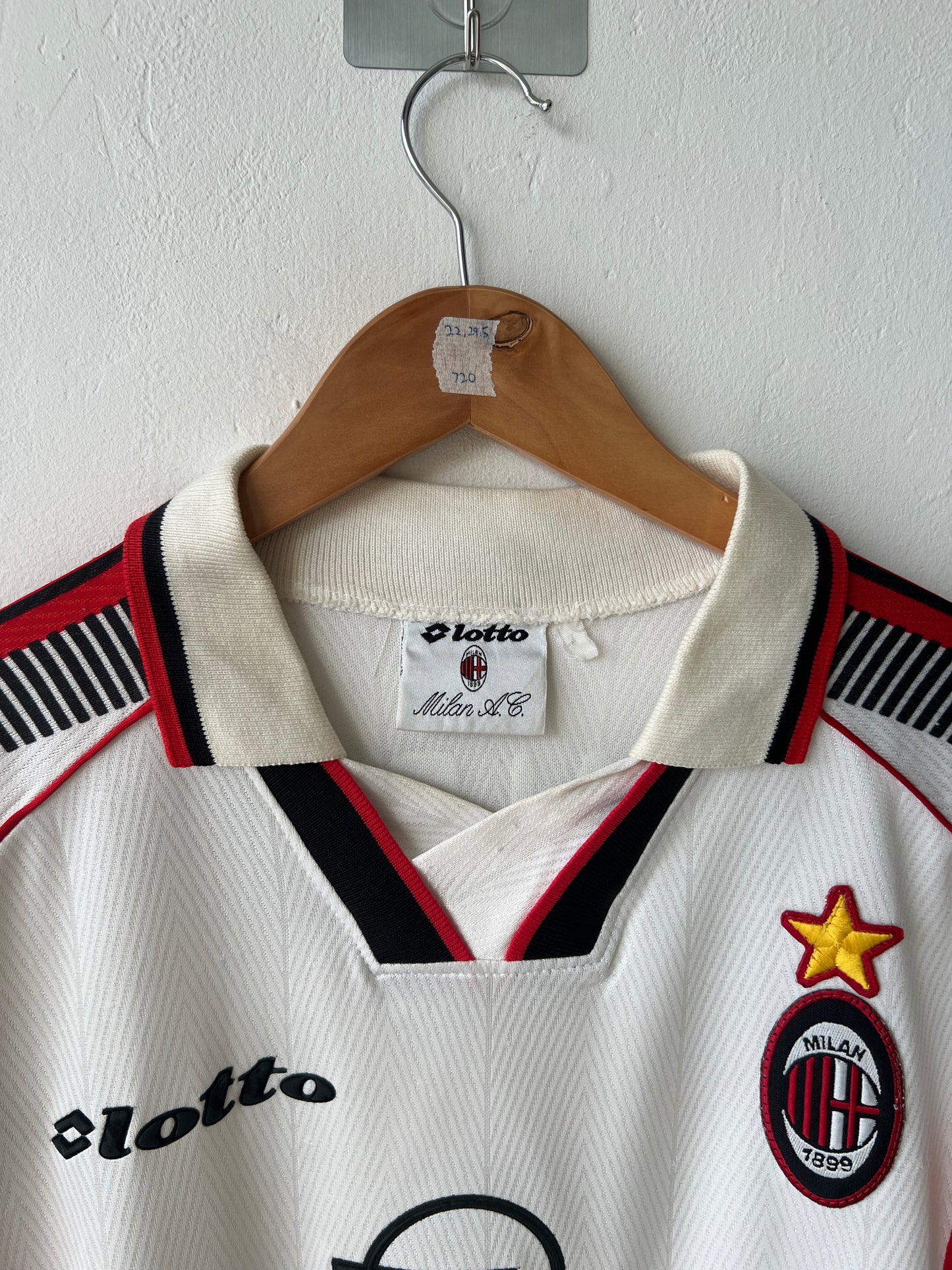 (L) AC Milan 1997-98 Away Shirt Maldini #3