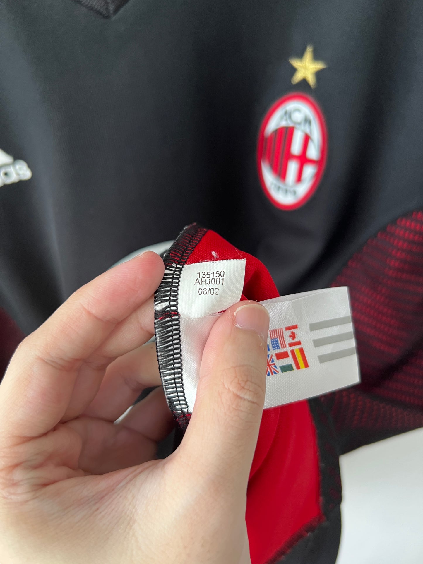 (M fits L) AC Milan 2002-03 Third Shirt Maldini #3