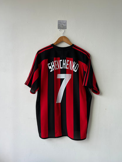 (L) AC Milan 2003-04 Home Shirt Shevchenko #7