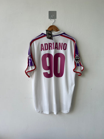 (L) Fiorentina 2001-02 Away Shirt Adriano #90 (NEW)