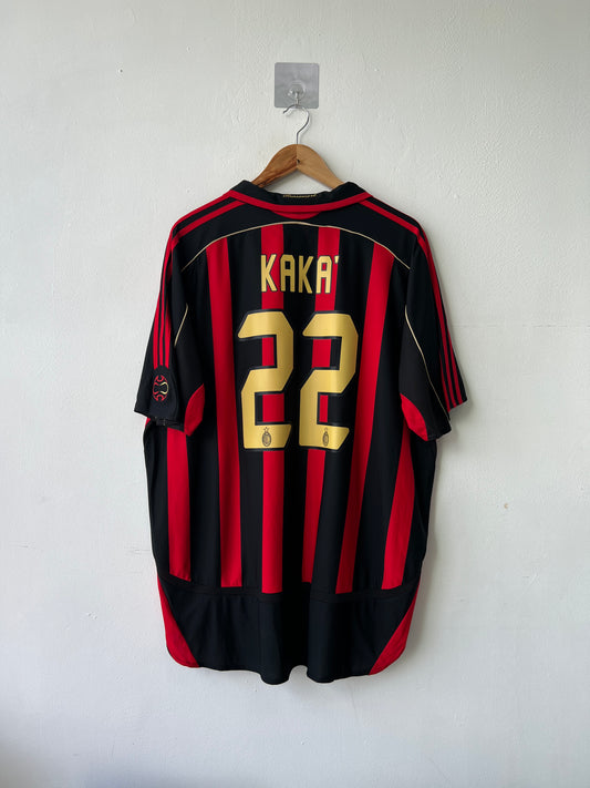 (XXL) AC Milan 2006-07 Home Shirt Kaka #22