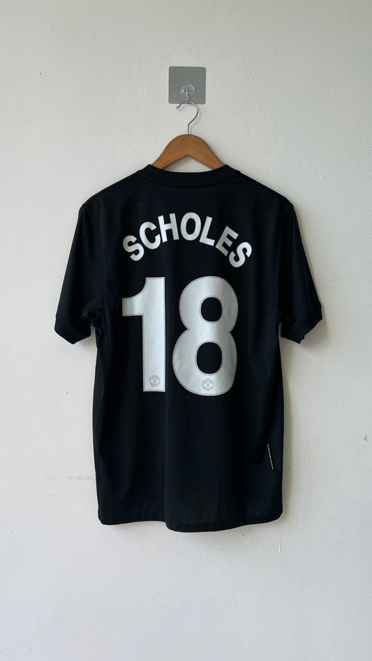 Manchester United 2009-11 Away Shirt Scholes #18 (M)