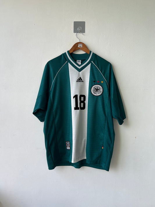 (L) Germany 1998-00 Away Shirt Klinsmann #18