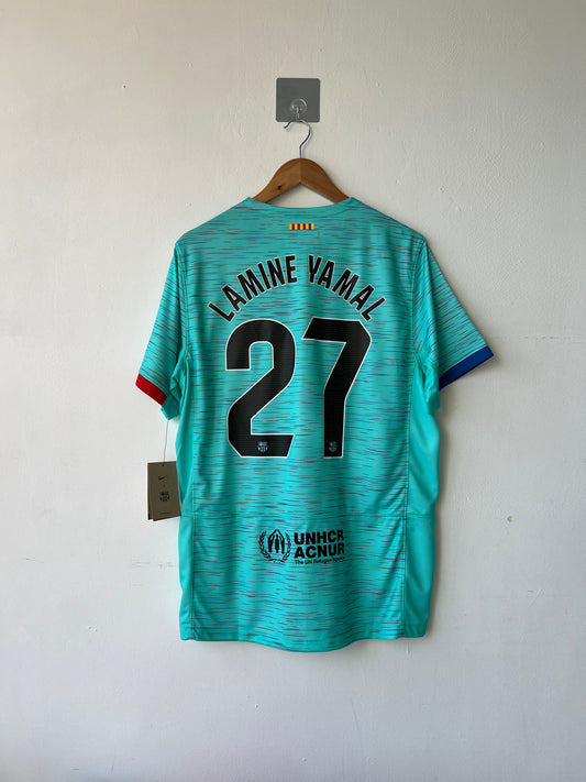 Barcelona 2023-24 Third Shirt Lamine Yamal #27 (Brand New) (L)