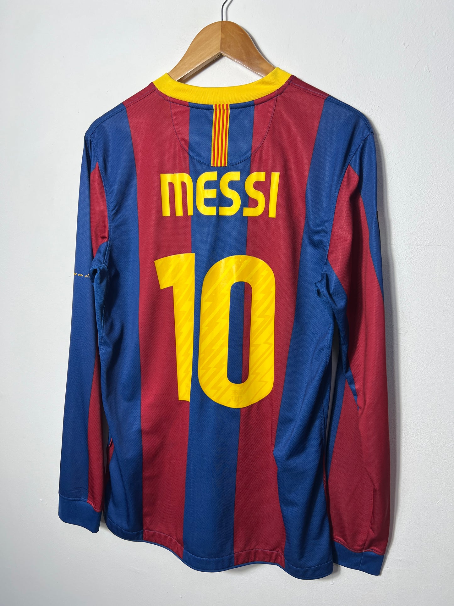 (M) Barcelona 2010-11 Home Long Sleeve Shirt Messi #10
